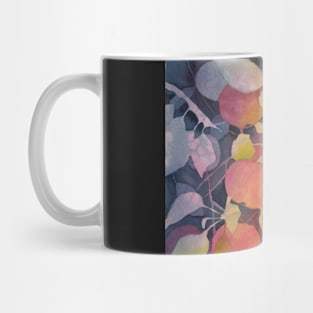 Autumn Apples Watercolor Horizontal Crop Mug